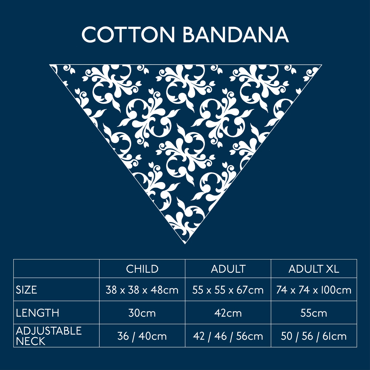 Cotton Bandana - Adult